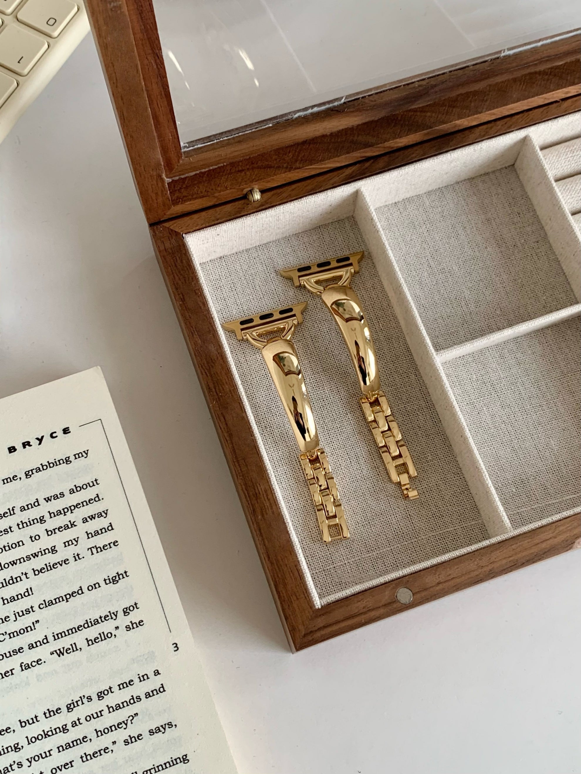 Einfaches Metallarmband für die Apple Watch