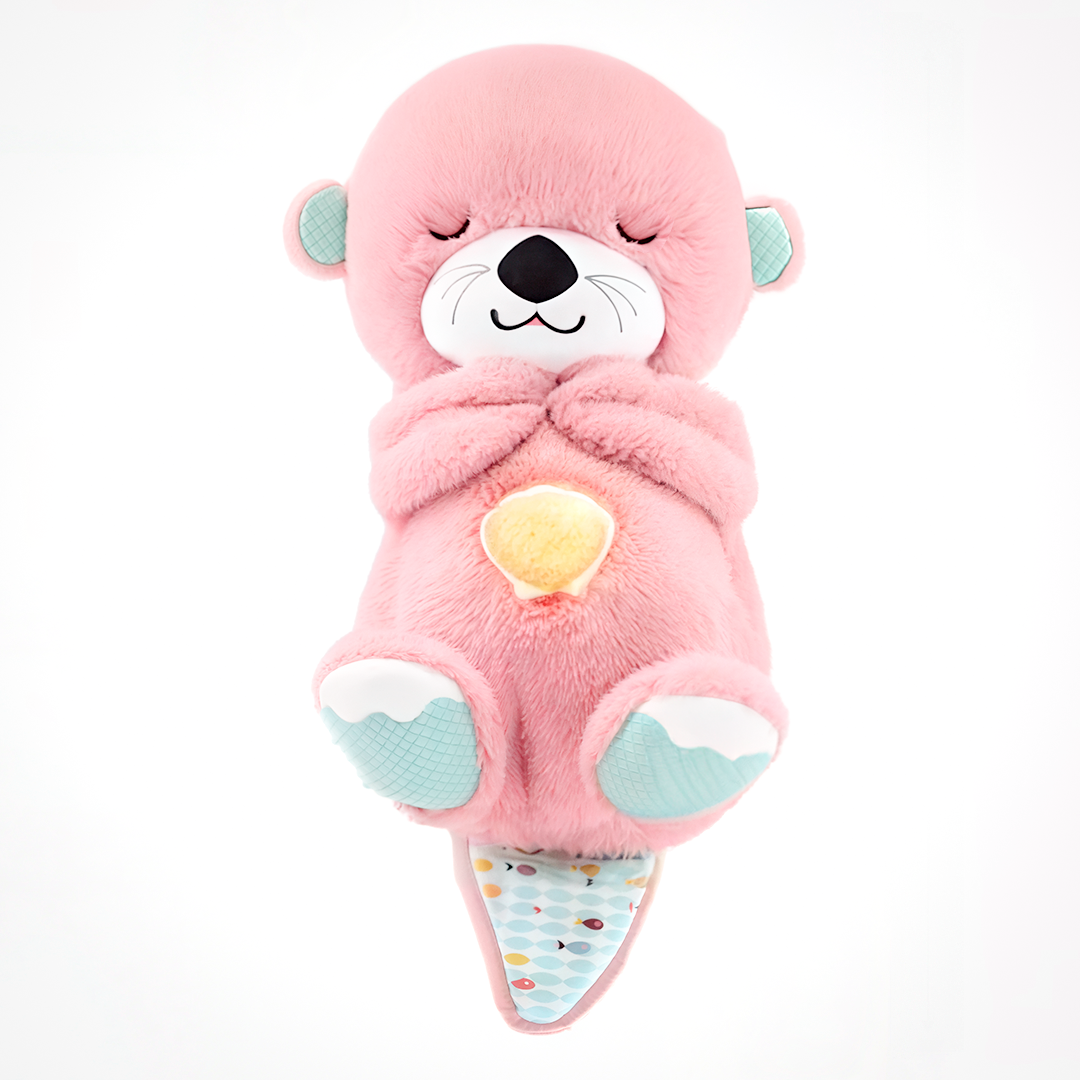 Atmungsaktiger Otter Plüsch – Musikalisches & Beruhigendes Baby-Schlafhilfe