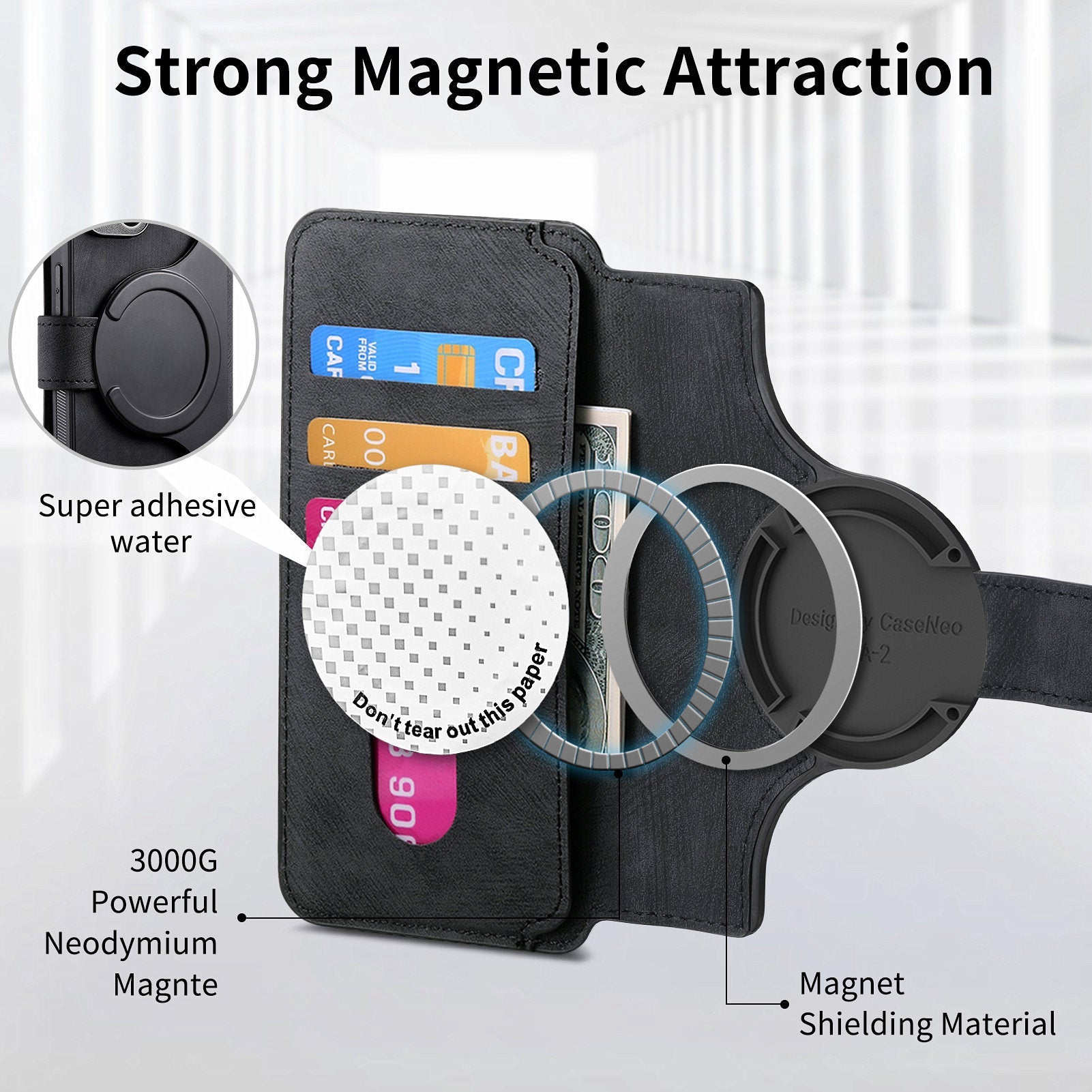 Magnetisch, Abnehmbar 2-in-1 Handyhülle
