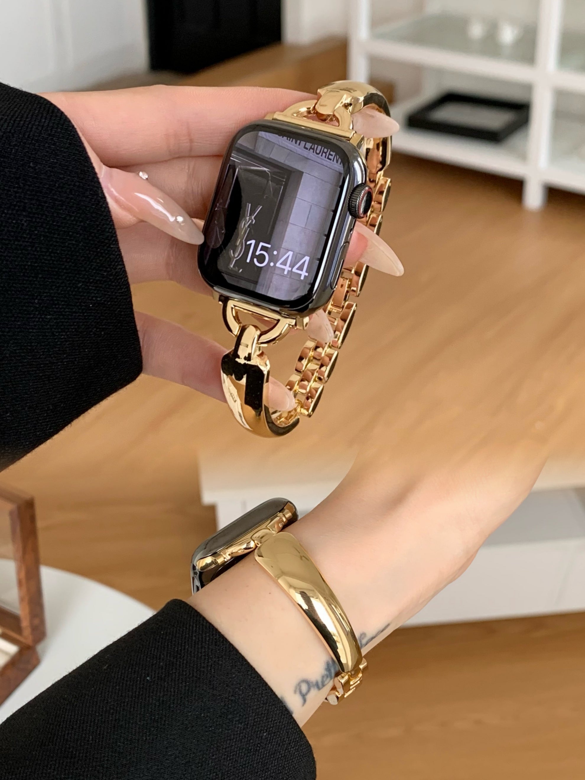 Einfaches Metallarmband für die Apple Watch