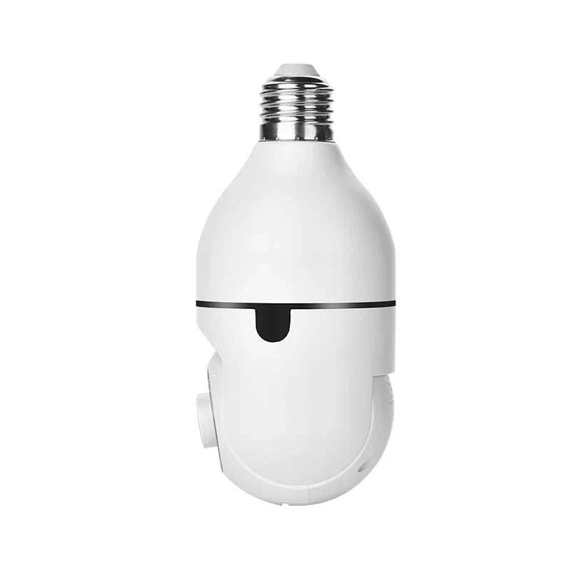 5X Zoom 2MP WiFi PTZ Glühbirnenkamera mit Nachtsicht, Audio Gegensprechanlage & Alarm-Fernbedienung