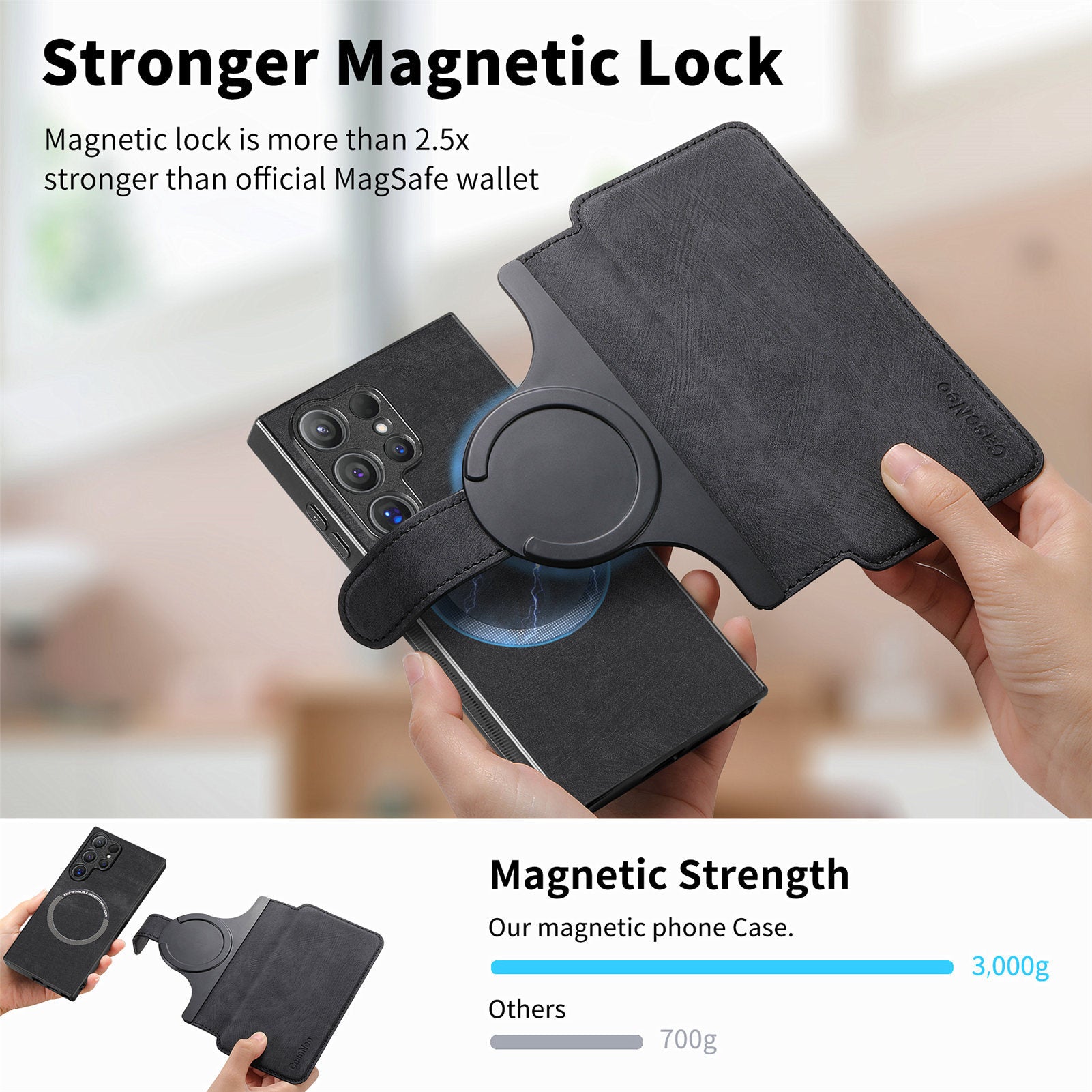 Magnetisch, Abnehmbar 2-in-1 Handyhülle