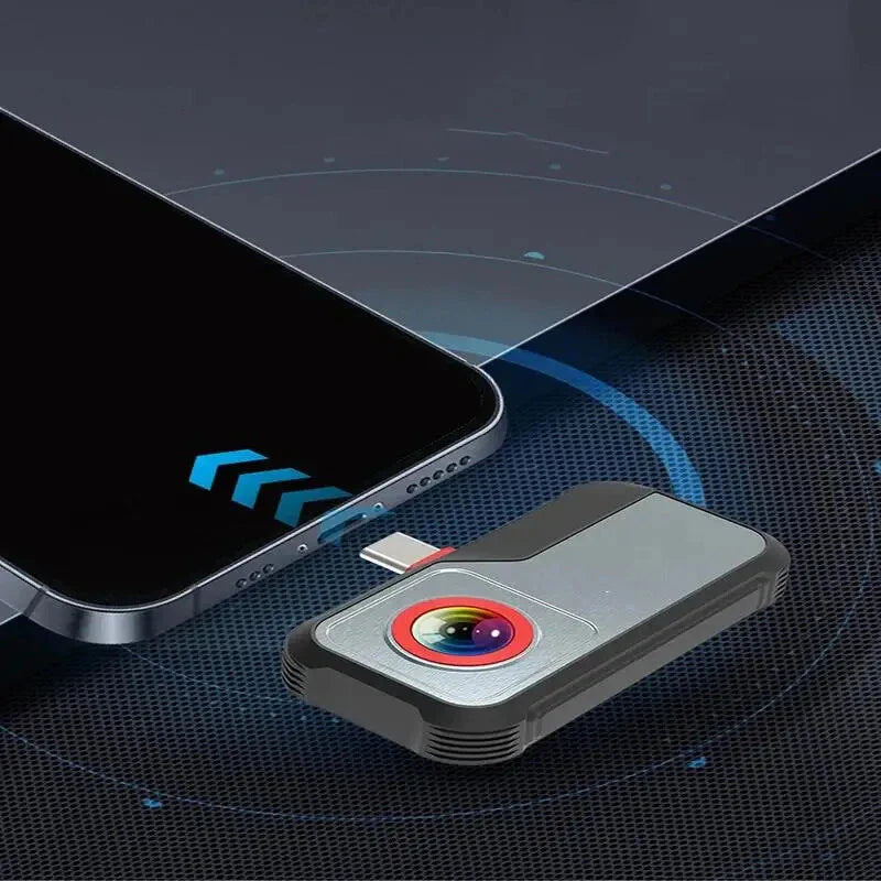 HT-105 Mobir Wärmebildkamera, 160x120 Auflösung, -20°C bis 550°C, 25Hz, USB-C, Leicht & Tragbar