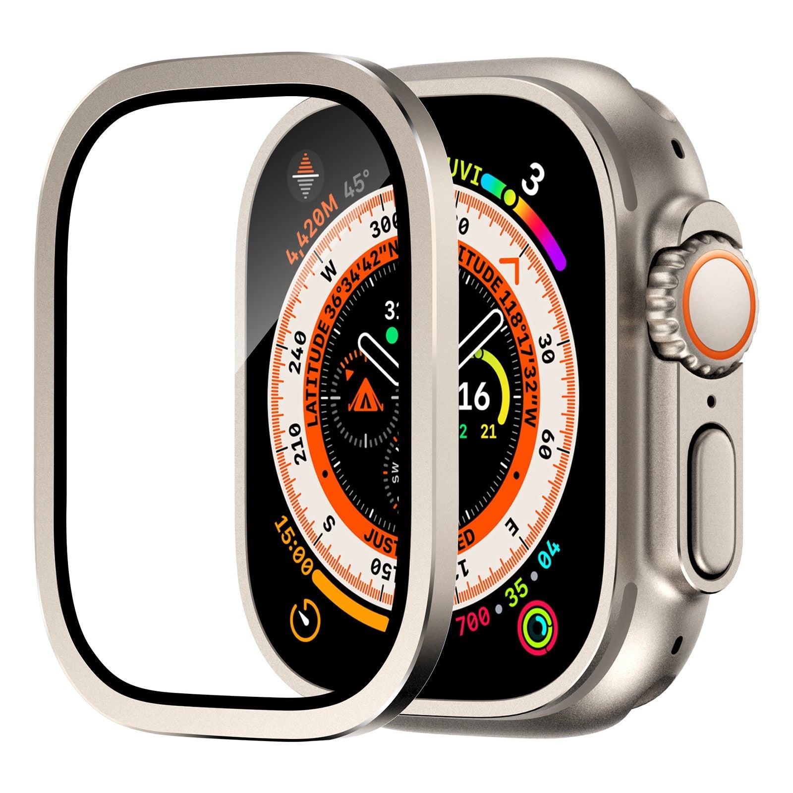 Titanium-Schutzfolie für Apple Watch Ultra 2/Ultra