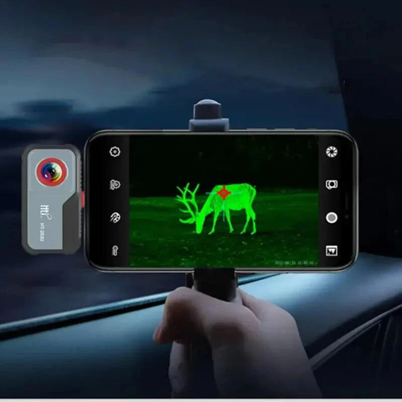 HT-105 Mobir Wärmebildkamera, 160x120 Auflösung, -20°C bis 550°C, 25Hz, USB-C, Leicht & Tragbar
