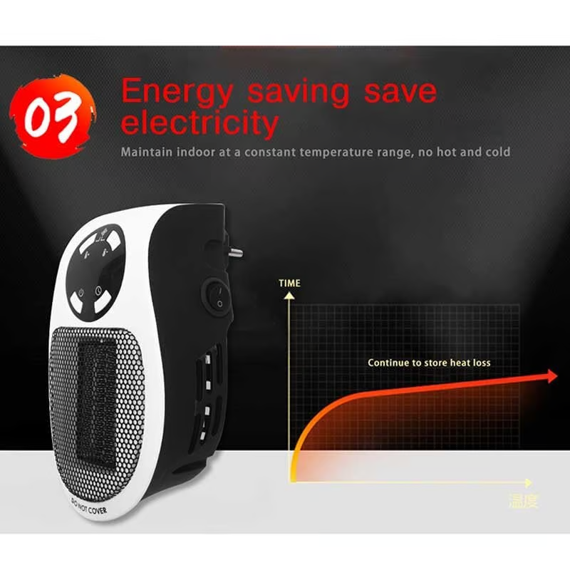 Multifunctional Compact Space Heater with Antimicrobial Air Filter