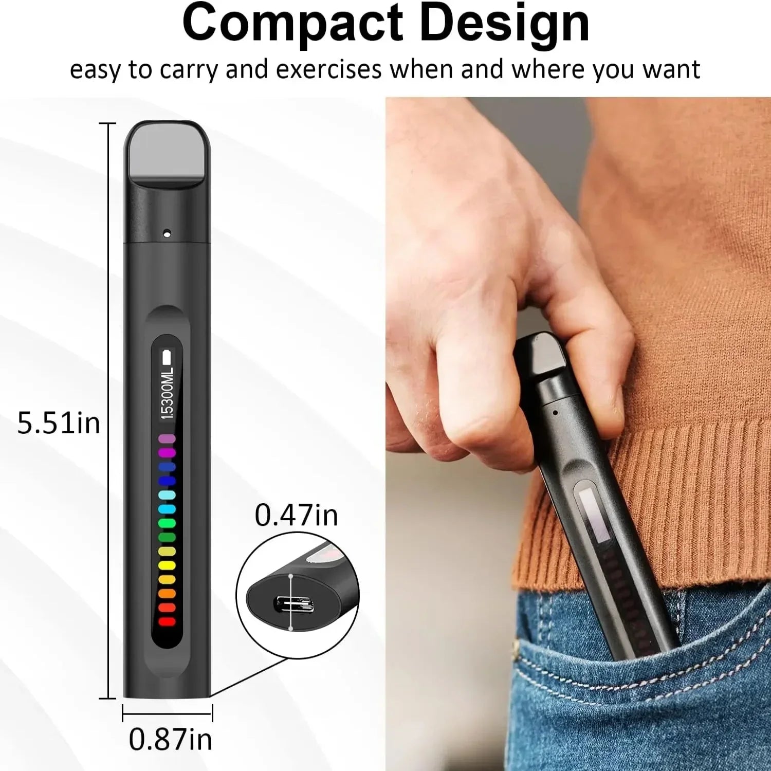 BreathBoost Smart Atmungs Trainer – Lungenkapazität & Atemmuskulatur Stärkungsgerät