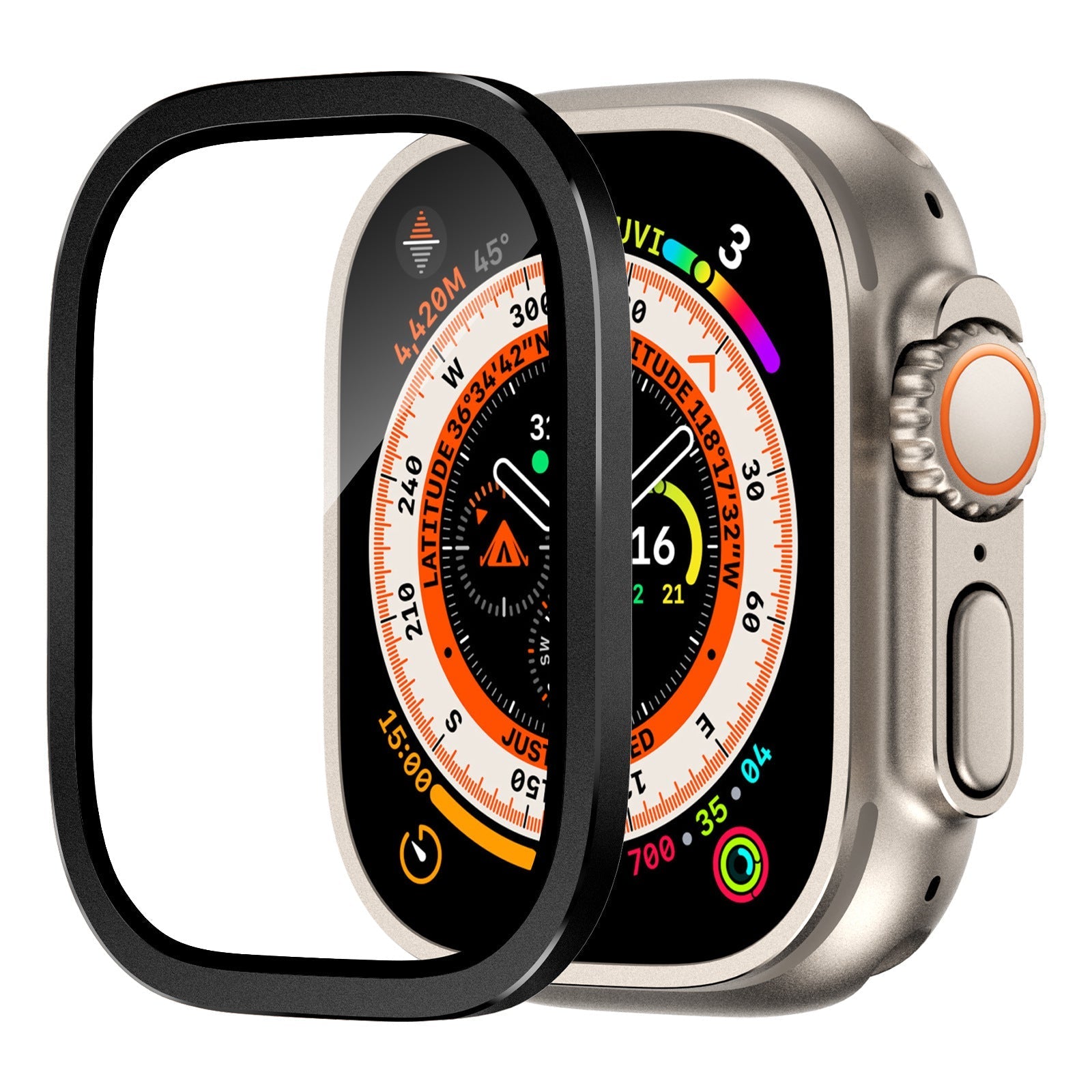 Titanium-Schutzfolie für Apple Watch Ultra 2/Ultra
