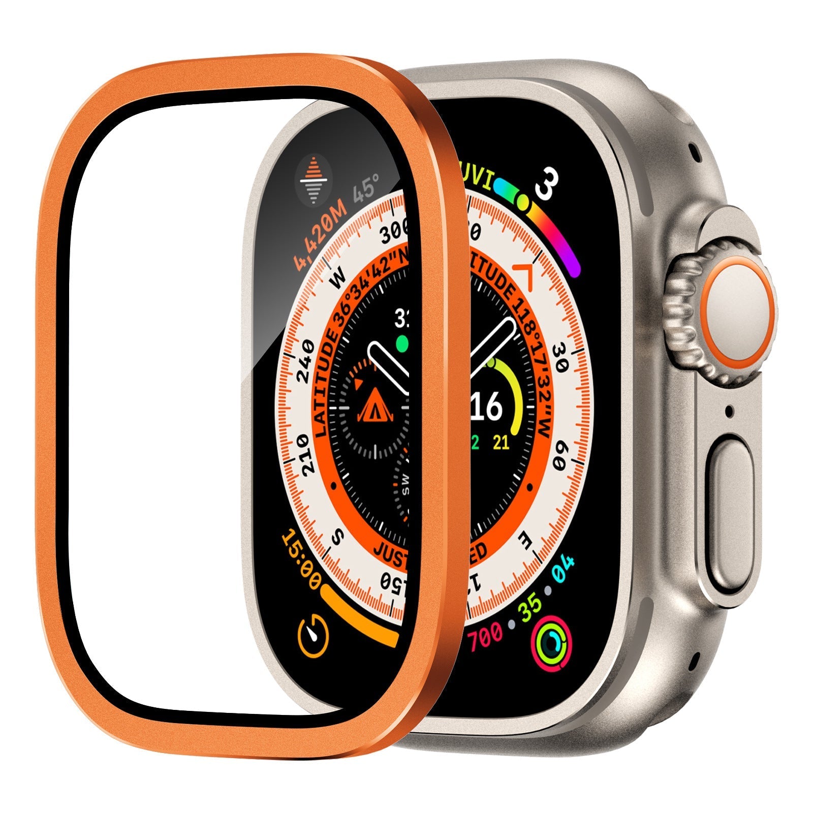Titanium-Schutzfolie für Apple Watch Ultra 2/Ultra