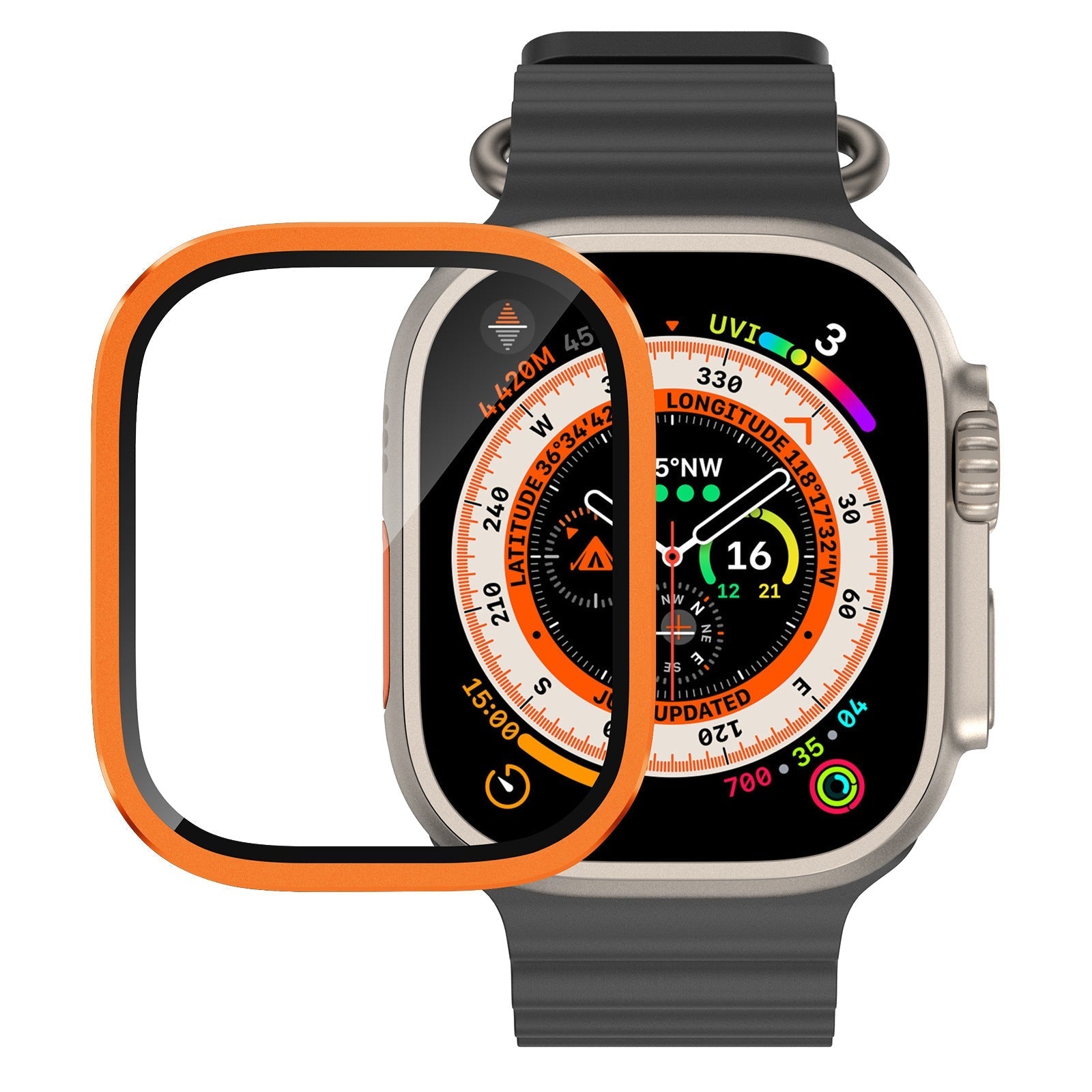 Titanium-Schutzfolie für Apple Watch Ultra 2/Ultra