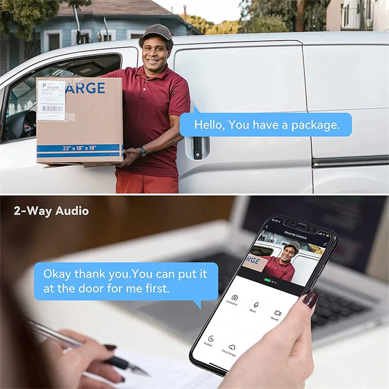 SY-37 Tuya Smart WiFi Türklingel Kamera 1080P HD, 4.3 Farbdisplay, Nachtsicht, 5000mAh Batterie, PIR Bewegungsmelder, Intelligentes Sichtfenster