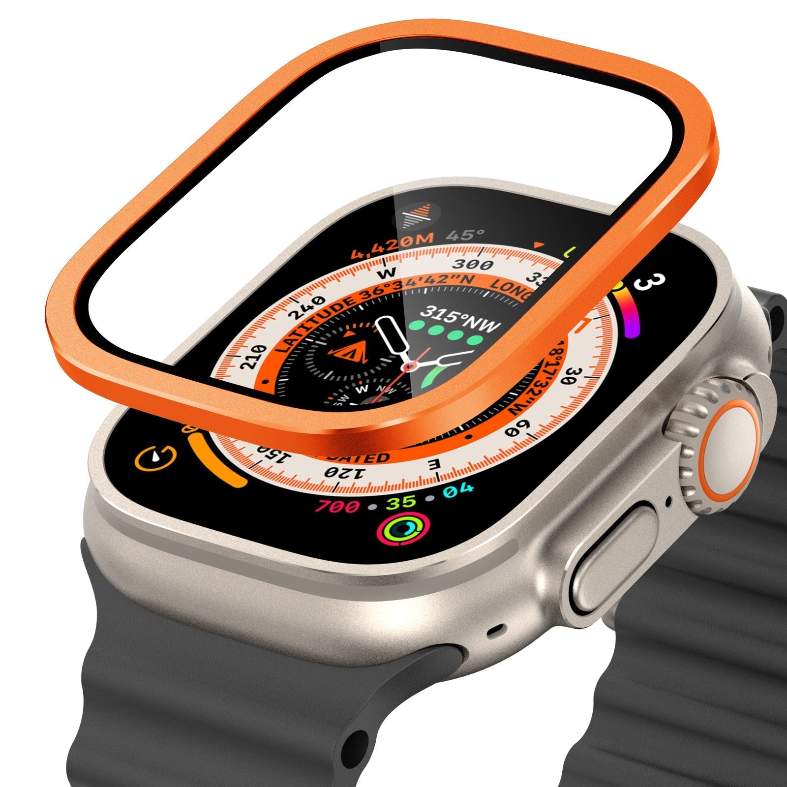 Titanium-Schutzfolie für Apple Watch Ultra 2/Ultra