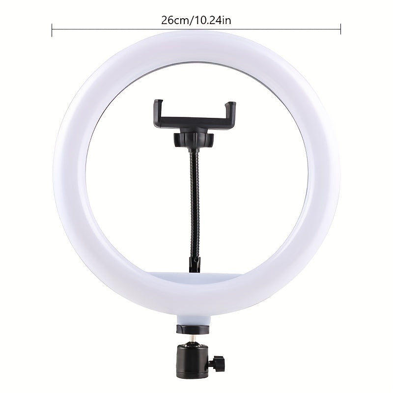 LED Ringlicht mit Stativ und Handyhalter – Für perfekte Selfies und Videoaufnahmen