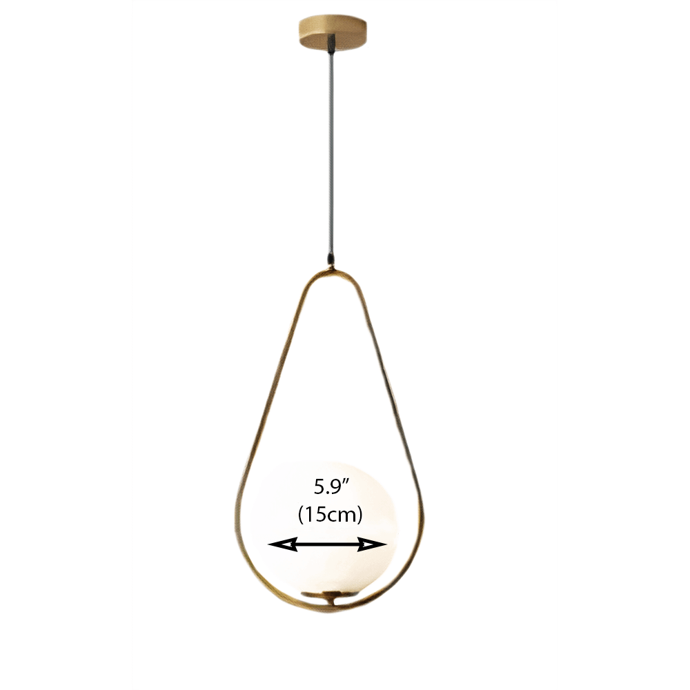 Elegante Tropfen Pendelleuchte
