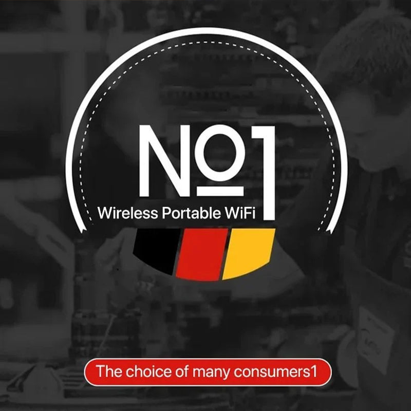 WiFi Pro – Leistungsstarker tragbarer WiFi-Verstärker für schnelles und zuverlässiges Internet überall