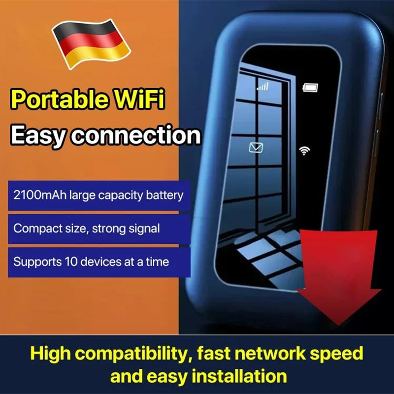 WiFi Pro – Leistungsstarker tragbarer WiFi-Verstärker für schnelles und zuverlässiges Internet überall