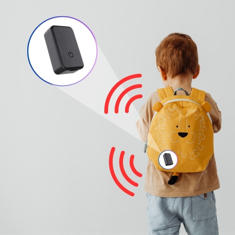 Zelara Mini GPS Tracker Kind – Echtzeit-Tracking Ohne Abonnement