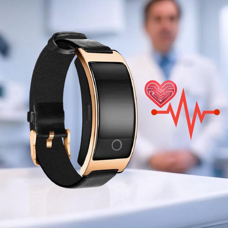HealthPro Blutdruckmessgerät Uhr – Genaues BP- und Herzfrequenz-Tracking, Perfekt für den täglichen Gebrauch im Vereinigten Königreich