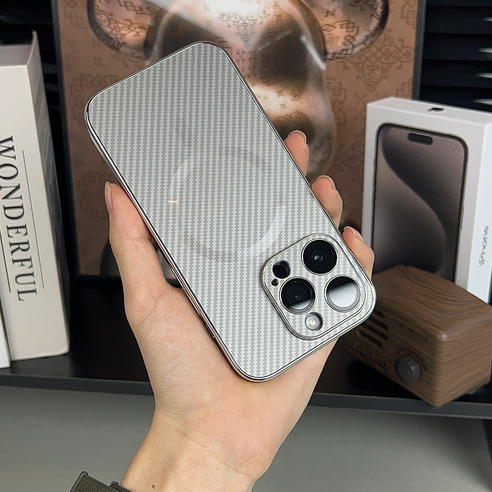Karbonfaser MagSafe iPhone Hülle: Ultradünn & Kratzfest