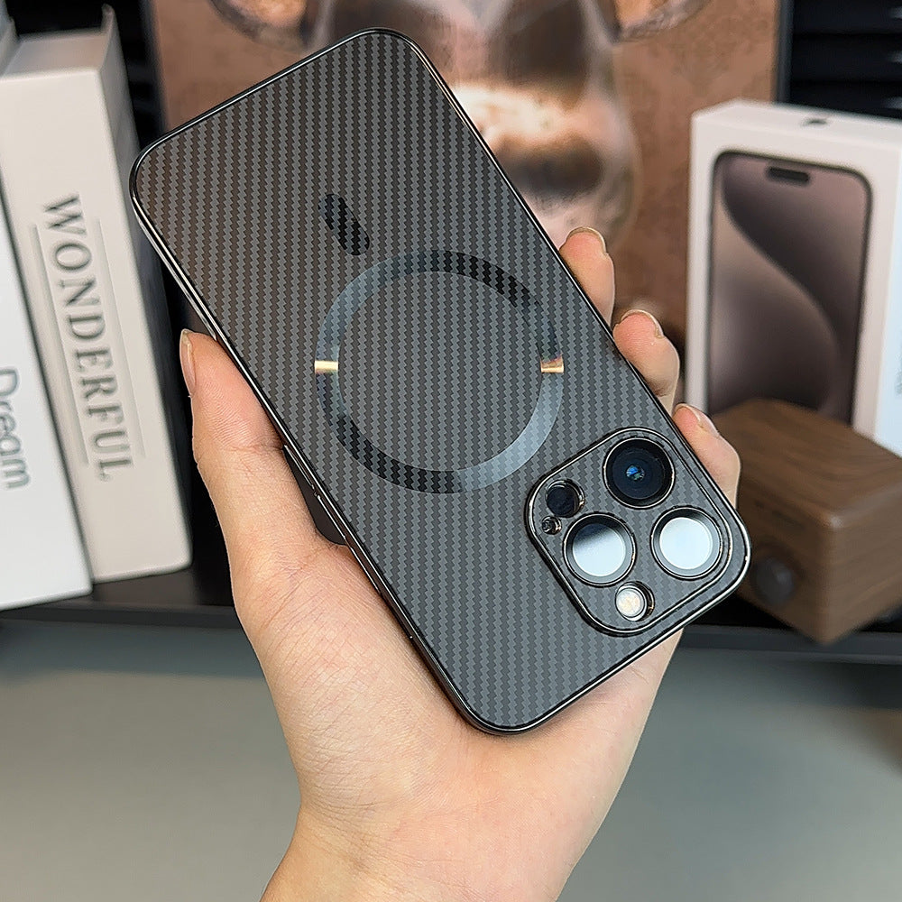 Karbonfaser MagSafe iPhone Hülle: Ultradünn & Kratzfest