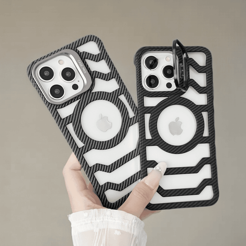 Offene Carbonfaser-iPhone-Hülle | Verbesserte Gestaltung für Schutz und Komfort