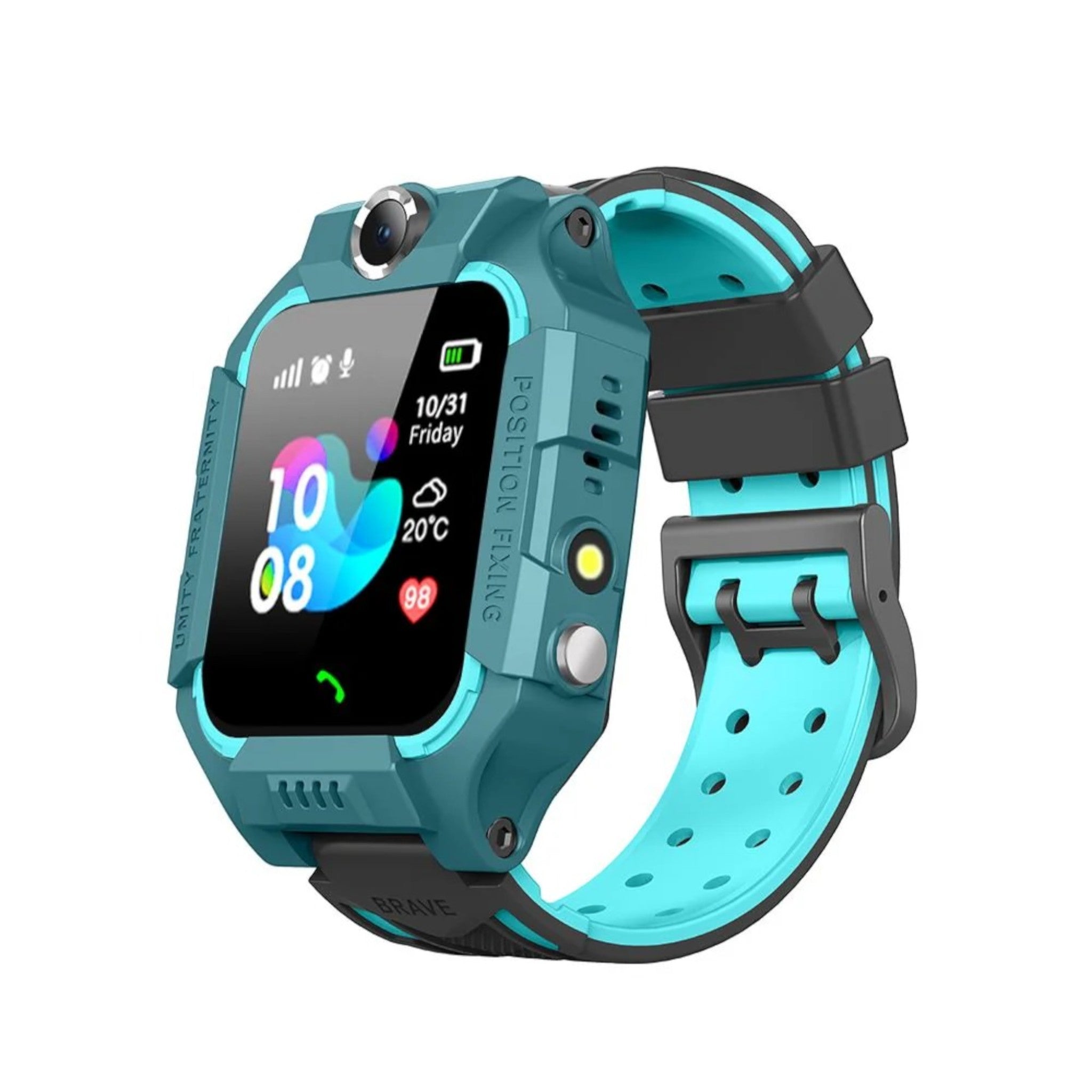 Kindersmartwatch mit GPS, Kamera, Anrufen und SOS-Taste – KidSecure