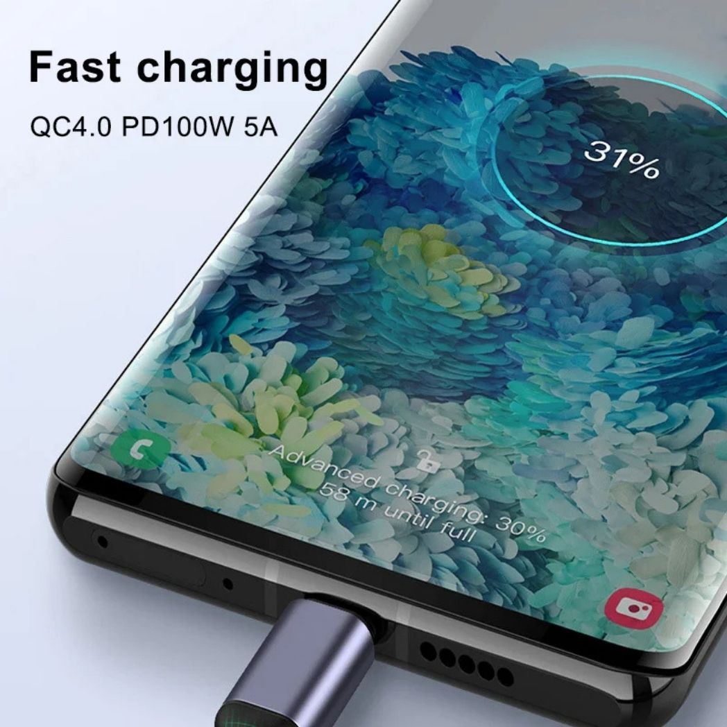 100W USB-C Ladekabel – Schnellladekabel für Samsung und Apple