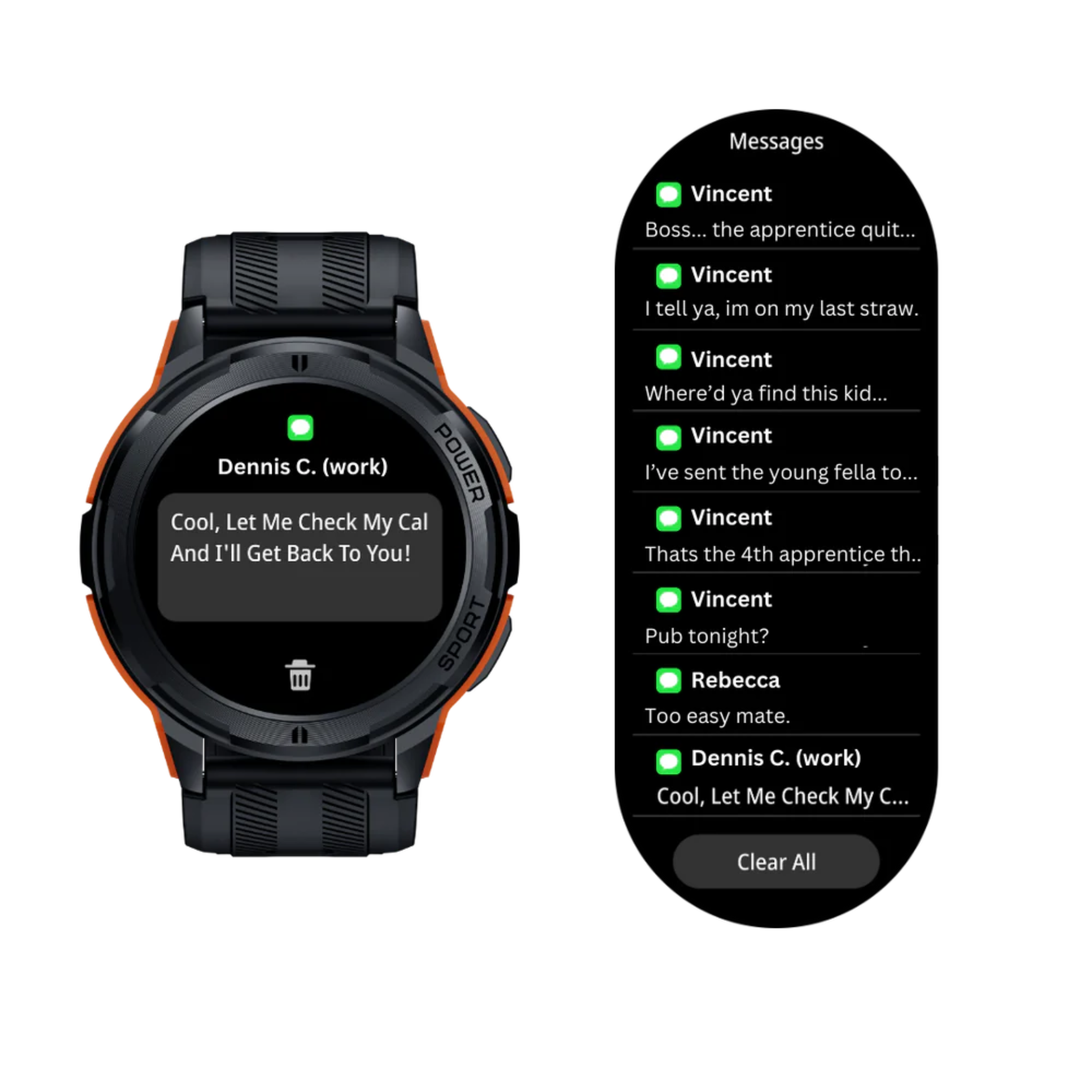 Männer Fitness & Arbeit Smartwatch – Hard Foreman Digitaluhr