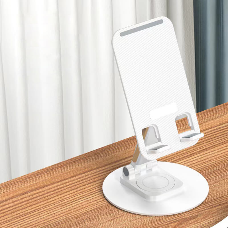 360° drehbarer Aluminium-Telefon- und Tablet-Ständer für optimale Nutzung