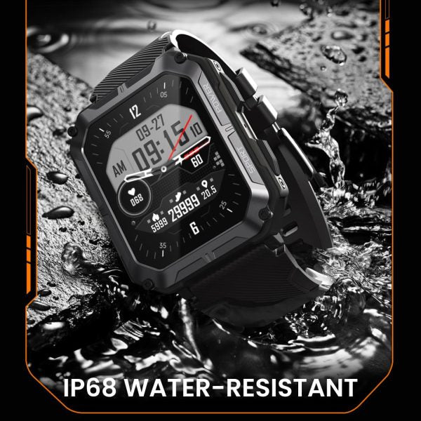 Titan Force Pro - Smart Fitness Tracker Smartwatch mit Herzfrequenzmonitor, GPS und wasserdichtem Design für Outdoor-Aktivitäten und den täglichen Gebrauch