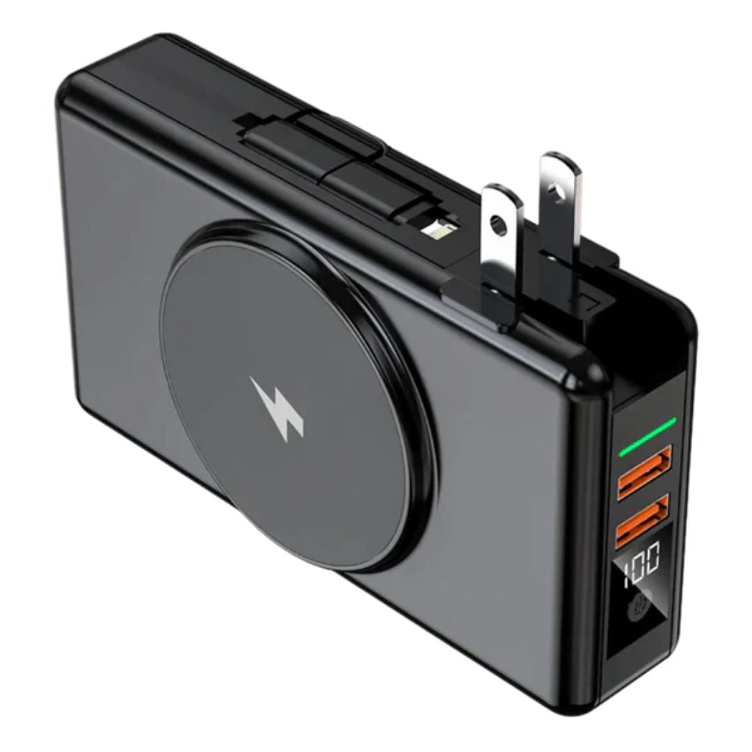 5-in-1 Universal Powerbank (Kompatibel mit allen Steckdosentypen)