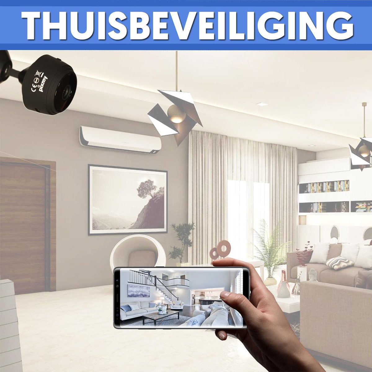 CamSpy - Mini Überwachungskamera - HD - 1080P - Drahtlos