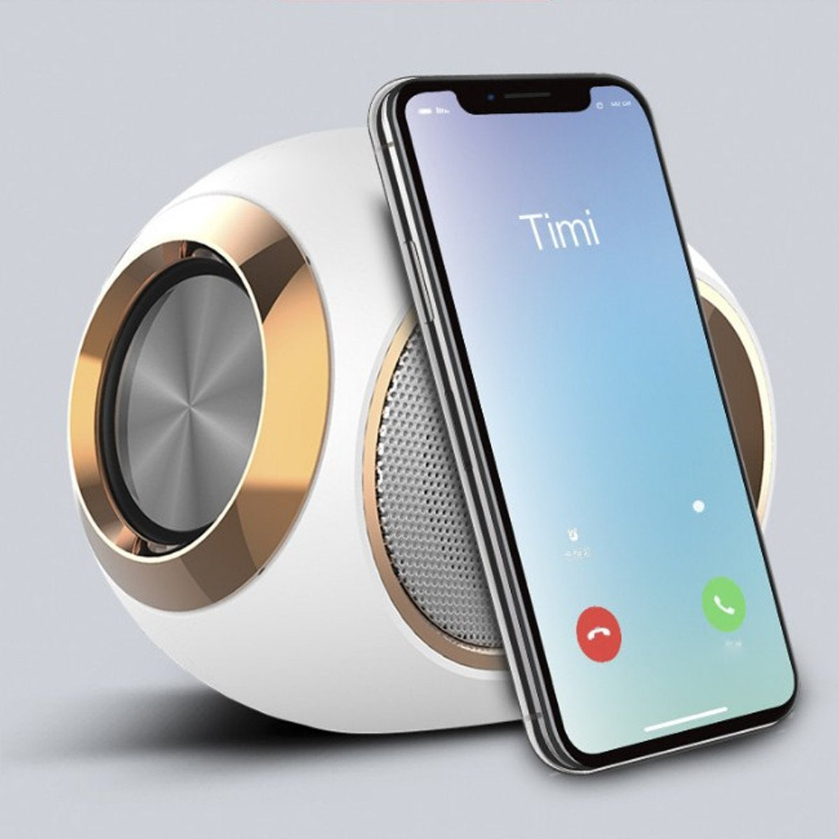 Vintage Bluetooth-Lautsprecher mit Holzoptik und Stereo-Sound