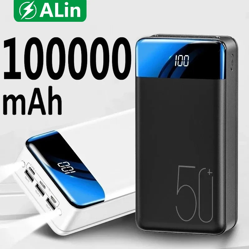 Kraftvolle Powerbank 50000 mAh – Immer verbunden und vorbereitet