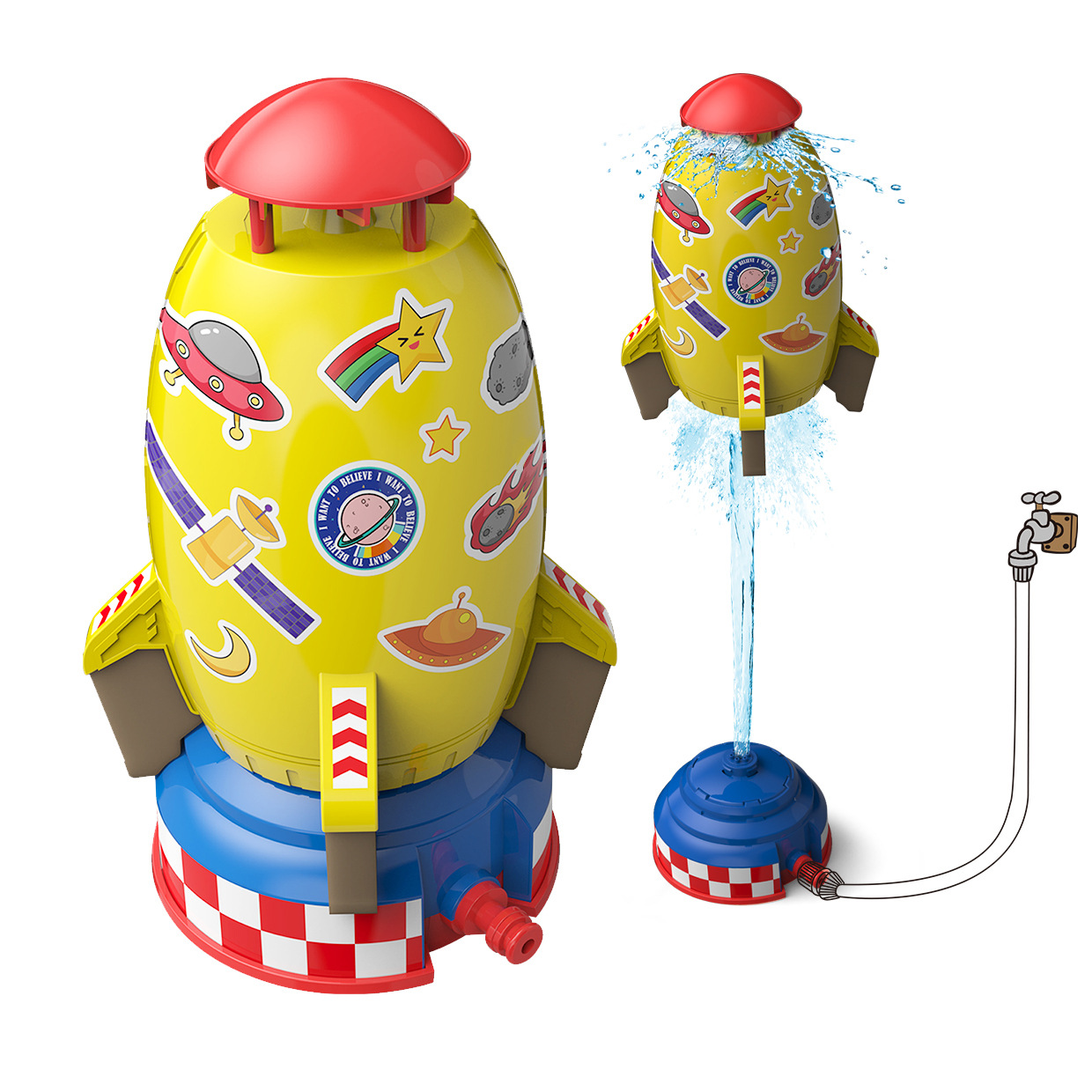 Wasser-Rakete Spielzeug