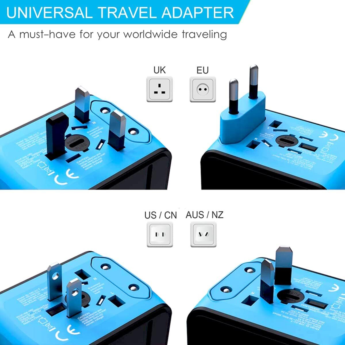 Ultimatives Reise-Power-Hub: All-in-One Universaladapter