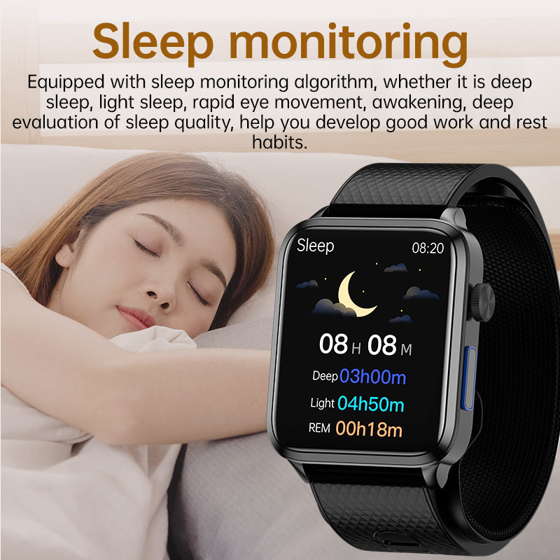 Hochpräzise Airbag-Blutdruck-Smartwatch ECG-Herzfrequenz-Blutzucker Harnsäure Blutfette Blutsauerstoff Schlaf