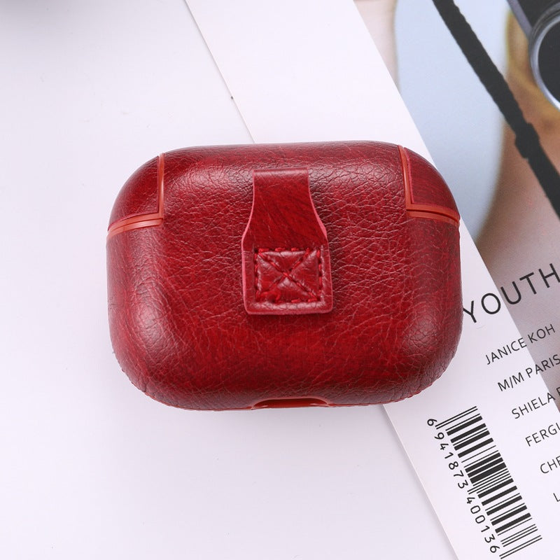 Chrome Hearts Airpods Pro PU-Lederhülle mit Karabiner