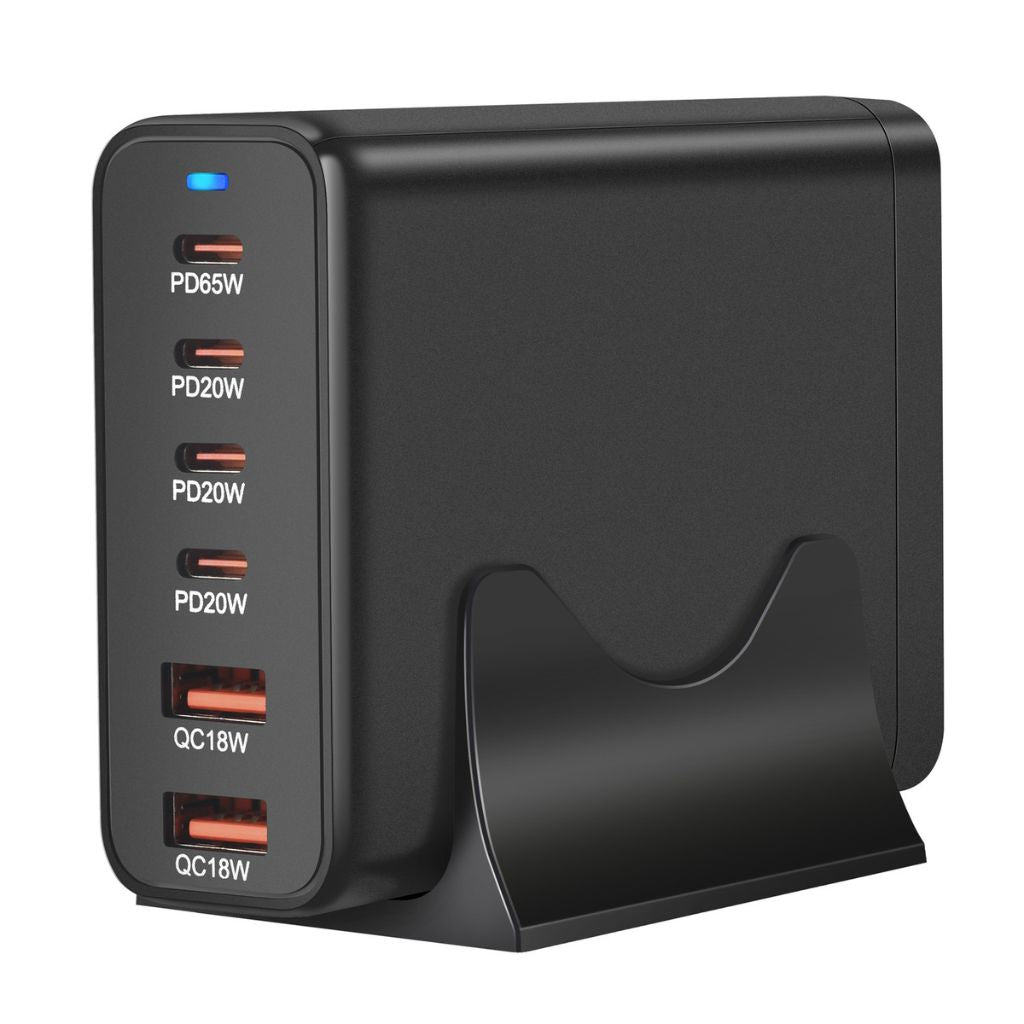 155W GaN 6-Port USB-C Ladegerät