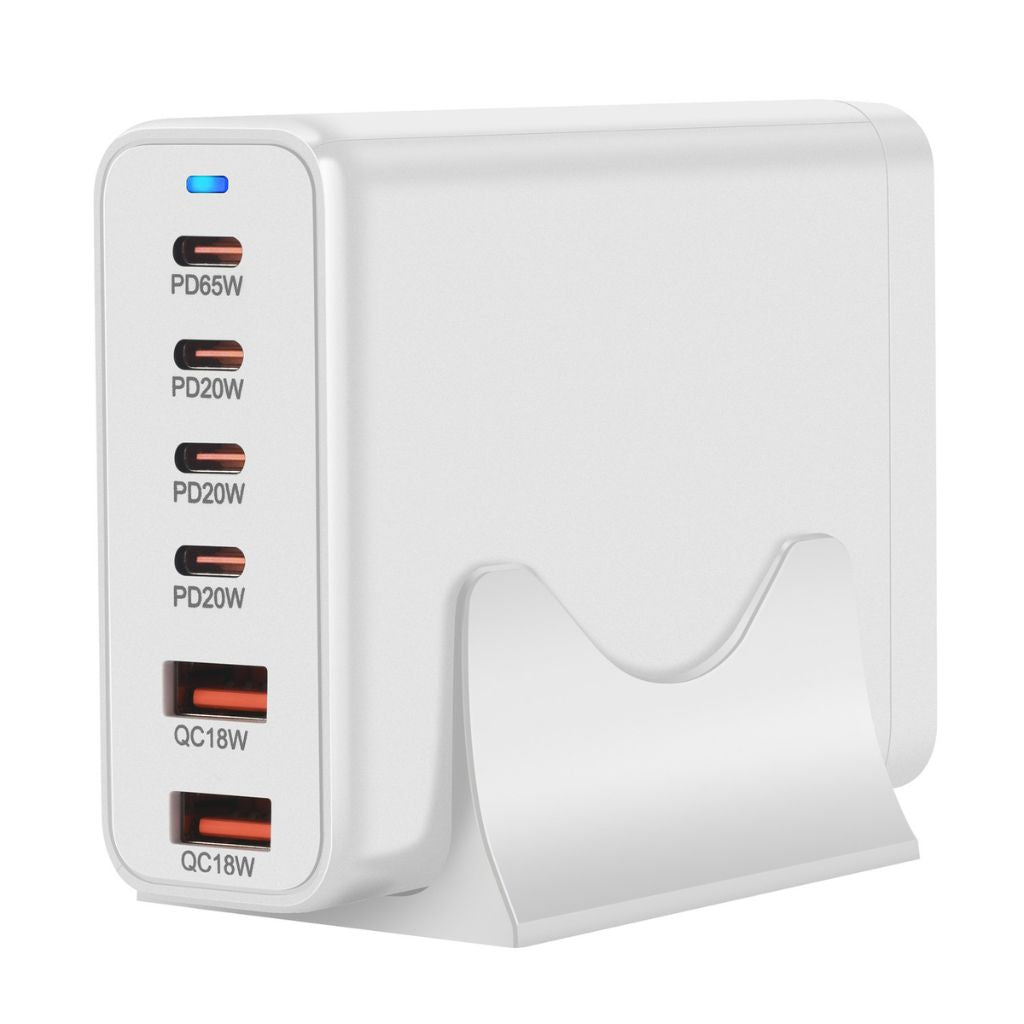 155W GaN 6-Port USB-C Ladegerät