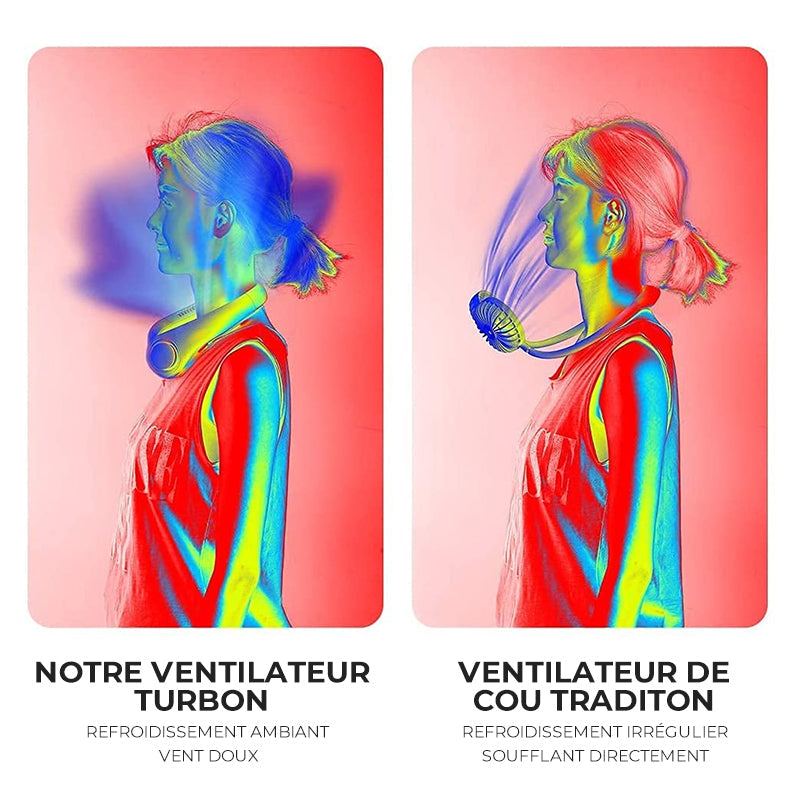 Neue tragbare drahtlose Nackenventilator | Einfache Kühlung - Ventilator