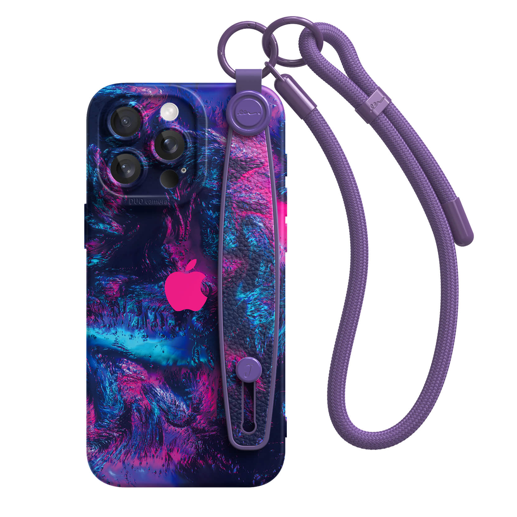 Psychedelischer Nebel | Multifunktionale Armbandhülle für iPhone-Serie