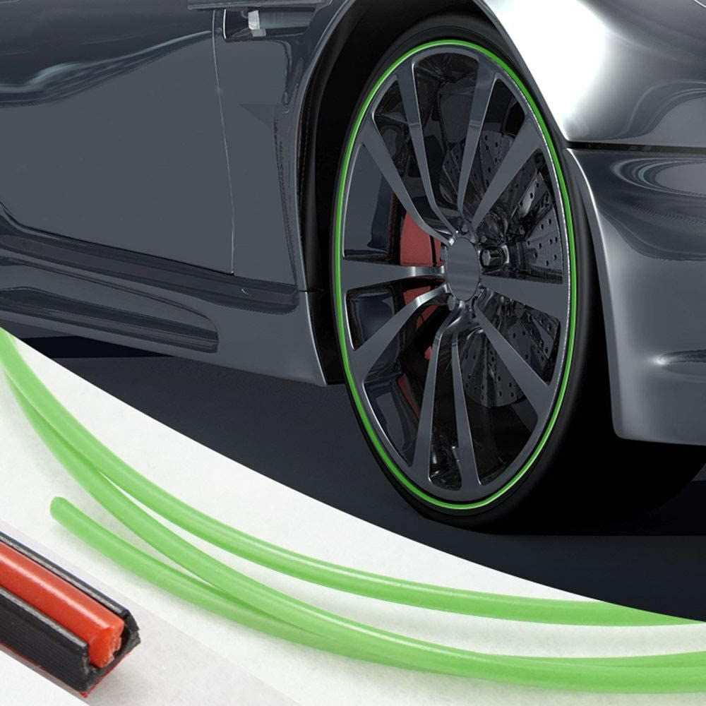 Radfelgen Schutz | Hohe Haftung, Einfache Installation & Bordsteinschaber Prävention für Auffällige Automobilfelgen