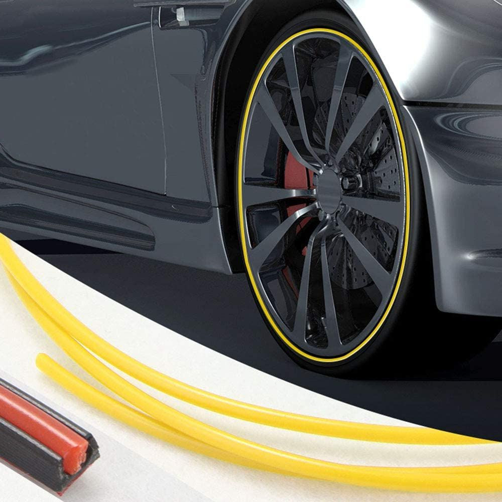 Radfelgen Schutz | Hohe Haftung, Einfache Installation & Bordsteinschaber Prävention für Auffällige Automobilfelgen