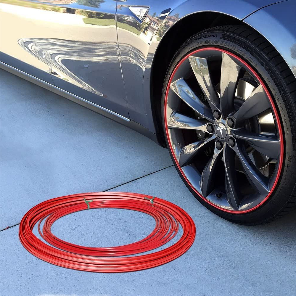 Radfelgen Schutz | Hohe Haftung, Einfache Installation & Bordsteinschaber Prävention für Auffällige Automobilfelgen