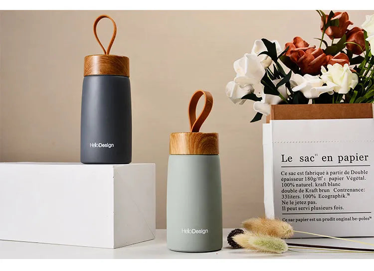 Stilvolle Thermosflasche für unterwegs