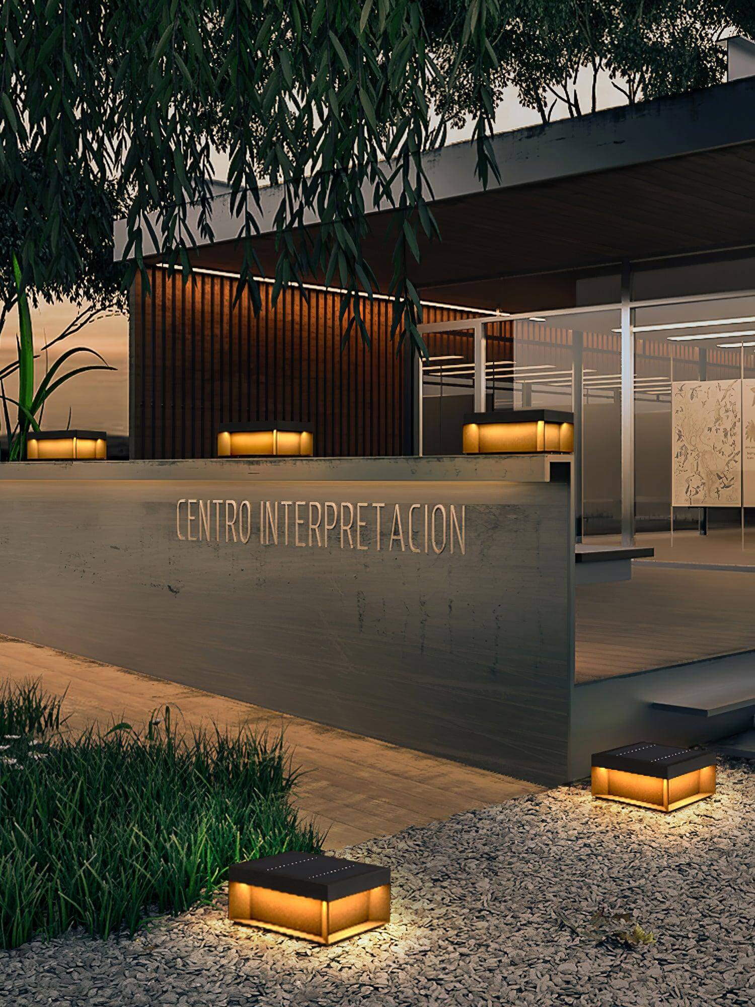 Solar-Außenpfostenleuchte - wetterfest