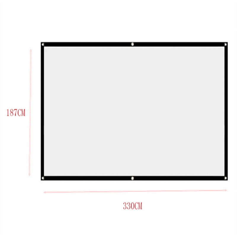 Tragbarer 4K Projektor mit lichtundurchlässiger Leinwand für Heimkino