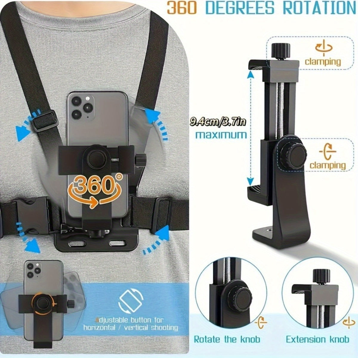 Handsfree Brustgurt – Für Einfaches Filmen und Fotografieren