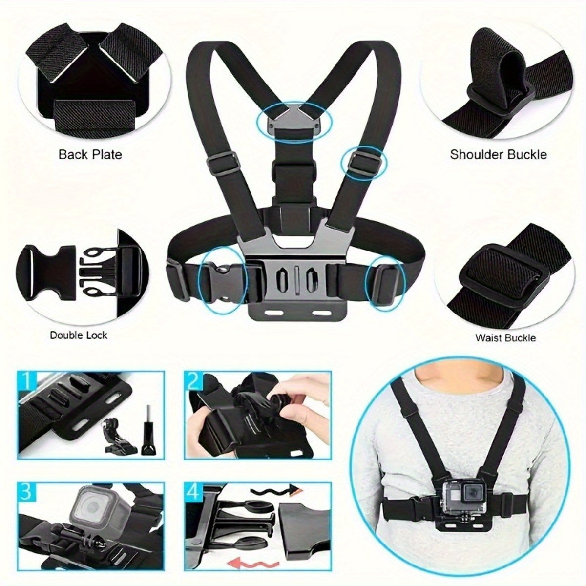 Handsfree Brustgurt – Für Einfaches Filmen und Fotografieren